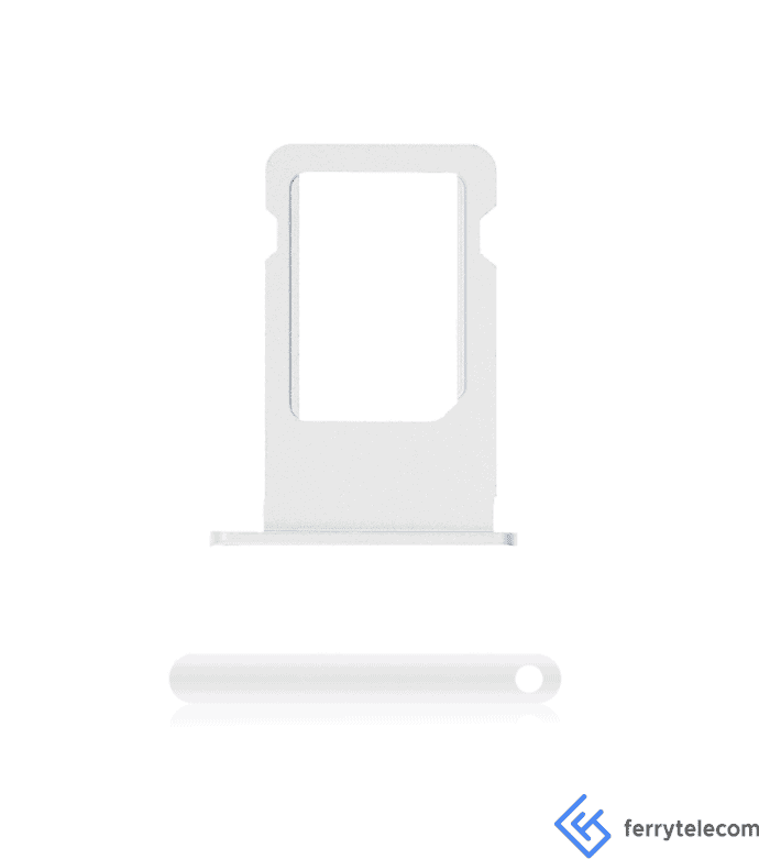SIM Tray Compatible For iPhone 6S Plus (Silver)