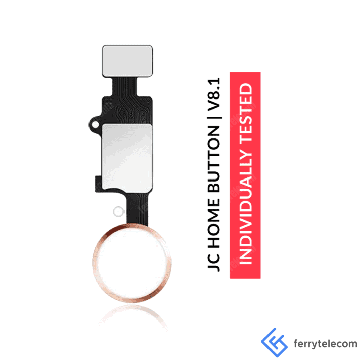 Home Button Solution Compatible For iPhone 7 / 7 Plus / 8 / 8 Plus / Se (2020/2022) (Rose Gold) (Version 8.1 / Jc / Individually Tested For Functionality)