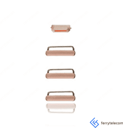Hard Buttons (Power/Volume/Switch) Compatible For iPhone 6S Plus (Rose Gold)