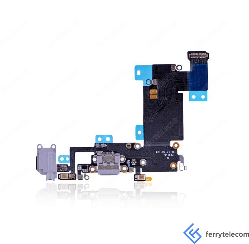 Charging Port Flex Cable Compatible For iPhone 6S Plus (Aftermarket Quality) (Space Grey)