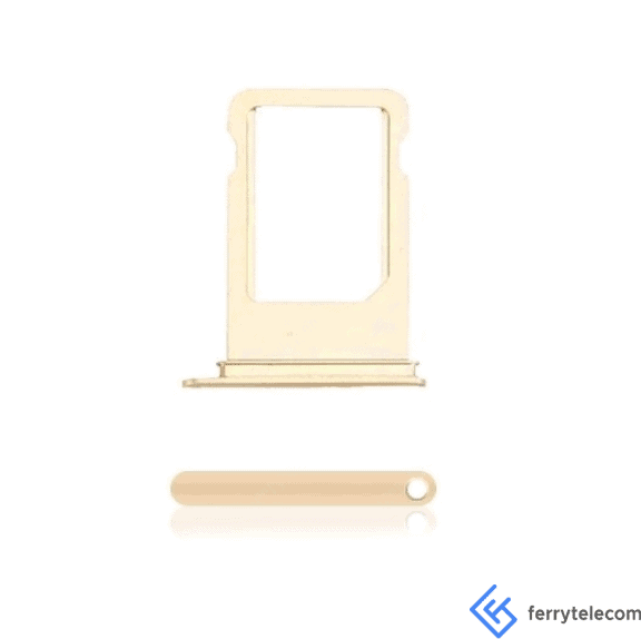 SIM Tray Compatible For iPhone 7 (Gold)