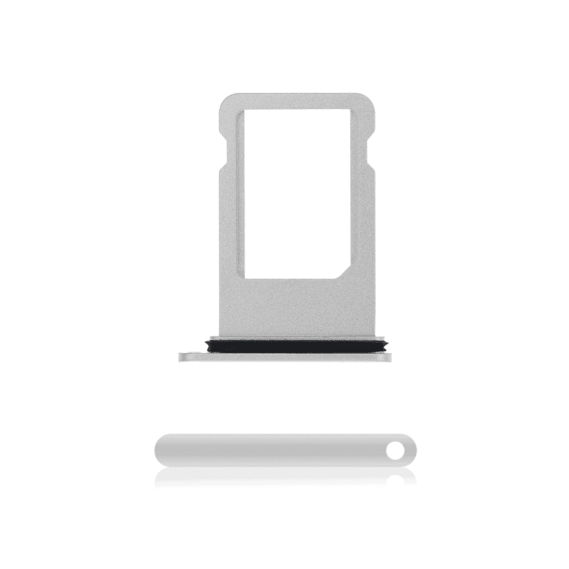SIM Tray Compatible For iPhone 7 Plus (Silver)