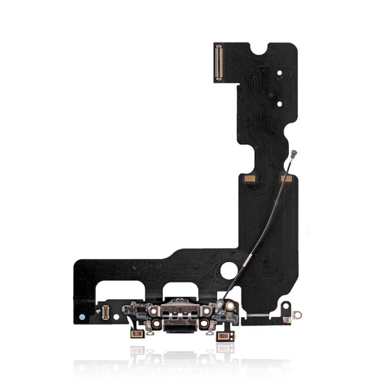Charging Port Flex Cable Premium For iPhone 7 Plus (Jet / Matte Black)