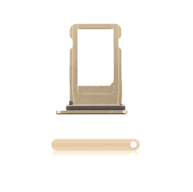 SIM Tray Compatible For iPhone 8 Plus (Gold)