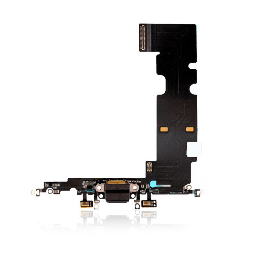 Charging Port Flex Cable Compatible For iPhone 8 Plus (Premium) (Space Grey)
