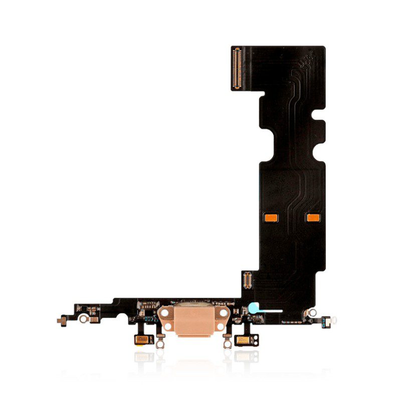 Charging Port Flex Cable Compatible For iPhone 8 Plus (Premium) (Gold)