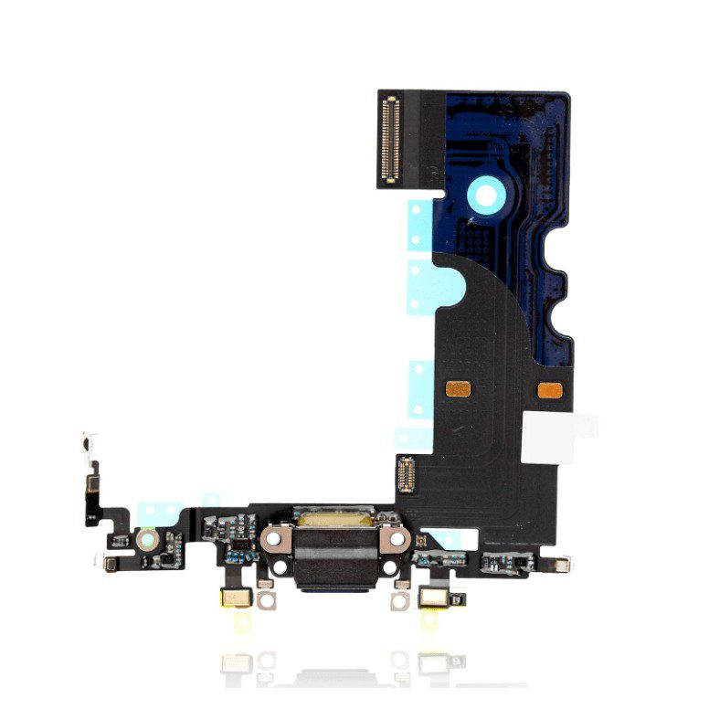 Charging Port Flex Cable Compatible For iPhone 8 / SE (2020/2022) (Premium) (Space Grey)