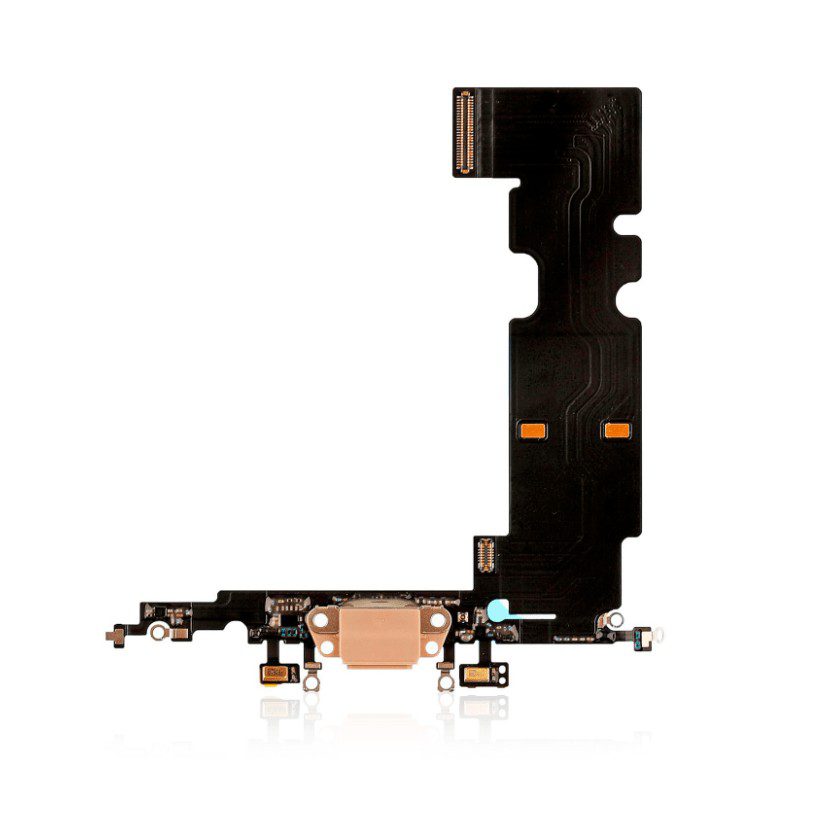 Charging Port Flex Cable Compatible For iPhone 8 Plus (Aftermarket Quality) (Gold)
