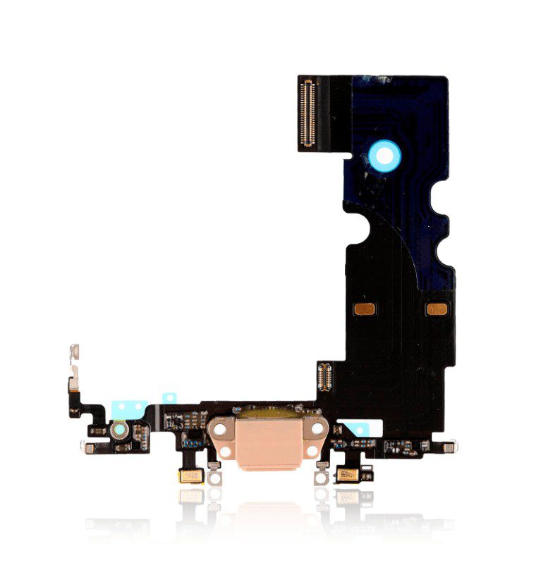 Charging Port Flex Cable Compatible For iPhone 8 / SE (2020/2022) (Premium) (Gold)