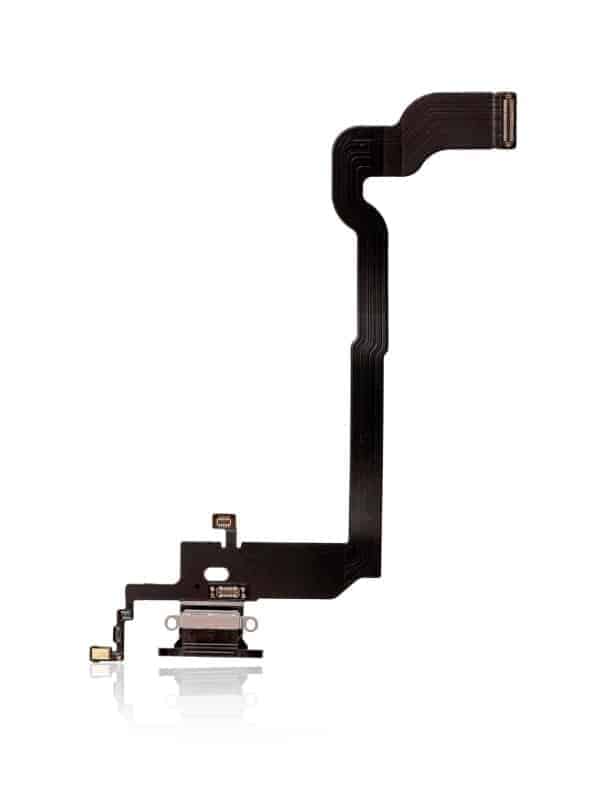 Charging Port Flex Cable Compatible For iPhone X (Premium) (Space Grey)