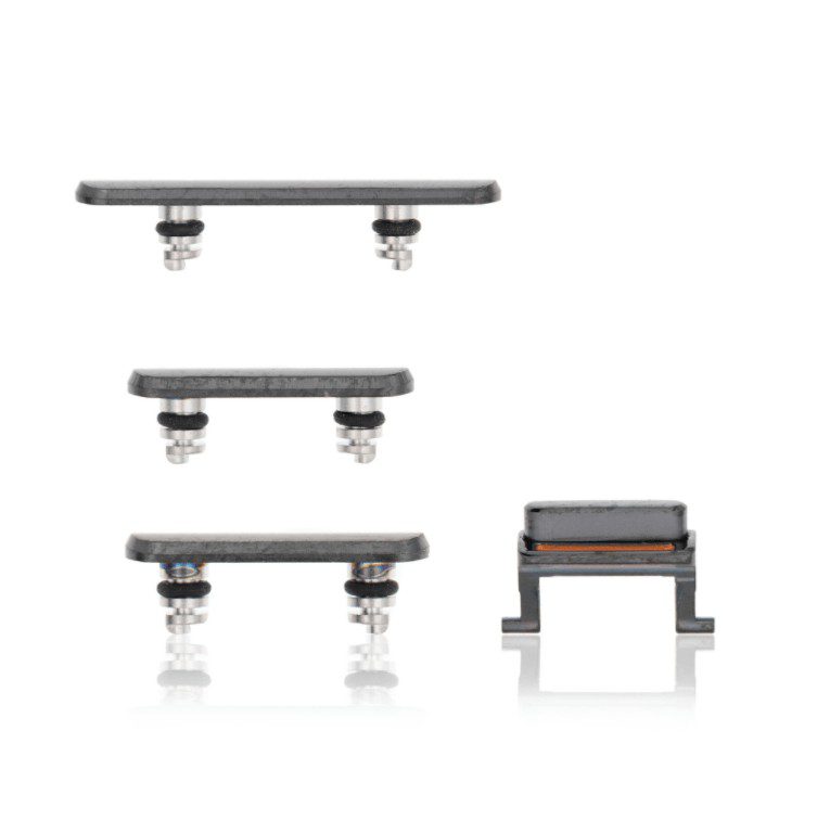 Hard Buttons (Power/Volume/Switch) Compatible For iPhone XS (Space Grey)