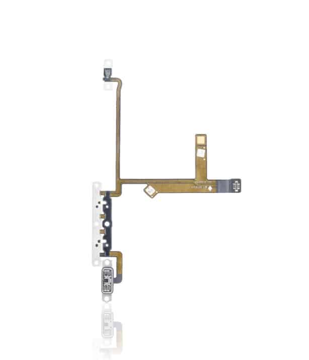 Volume Button Flex Cable With Metal Bracket Compatible For iPhone XS