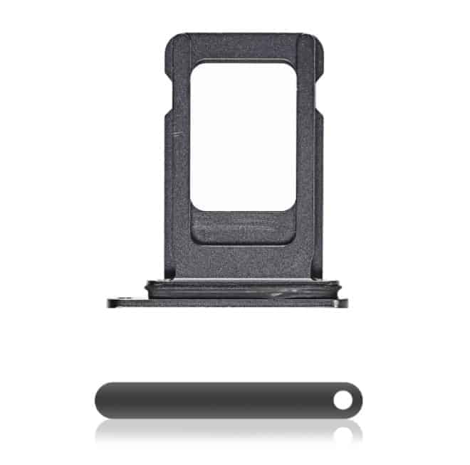 Single SIM Card Tray Compatible For iPhone XS Max (Space Grey)