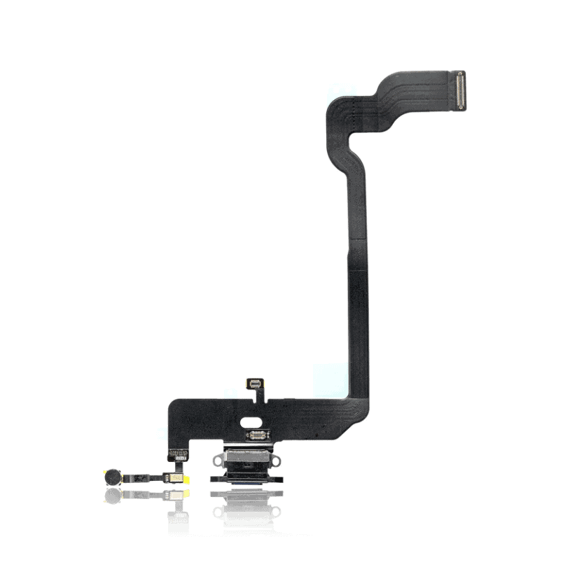 Charging Port Flex Cable Compatible For iPhone XS Max (Aftermarket Quality) (Space Grey)