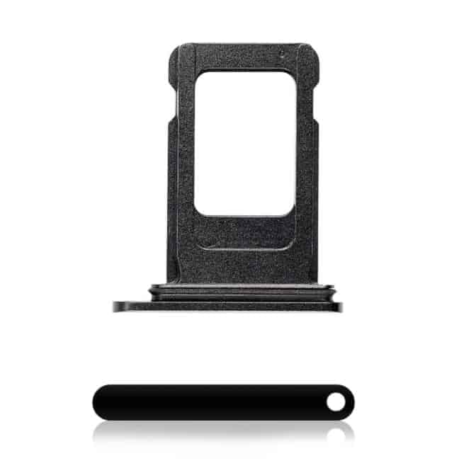 SIM Card Tray Compatible For iPhone XR (Black)