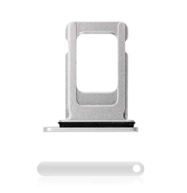 SIM Card Tray Compatible For iPhone XR (White)