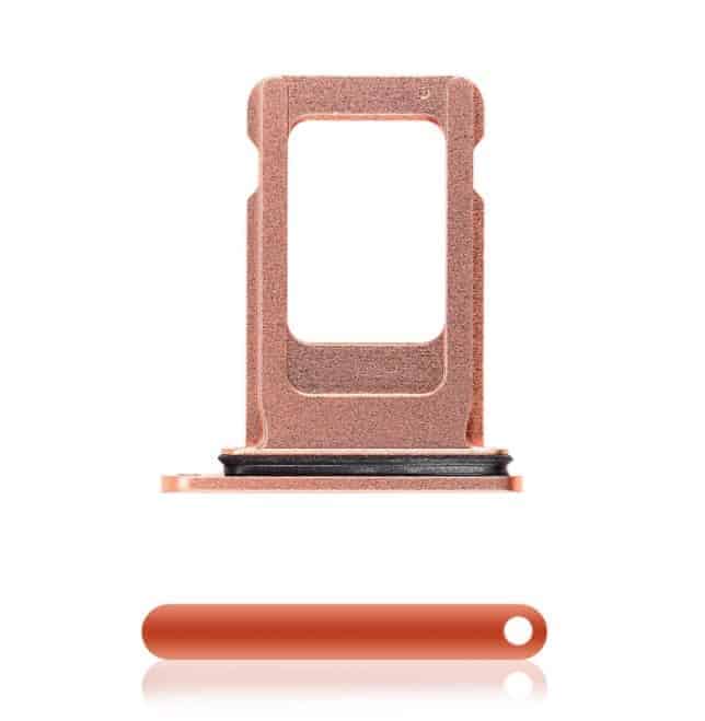 SIM Card Tray Compatible For iPhone XR (Coral)