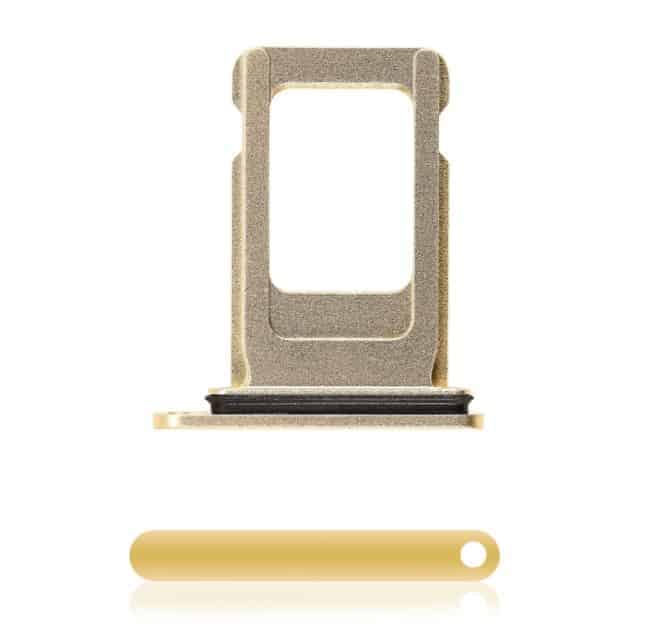 SIM Card Tray Compatible For iPhone XR (Yellow)
