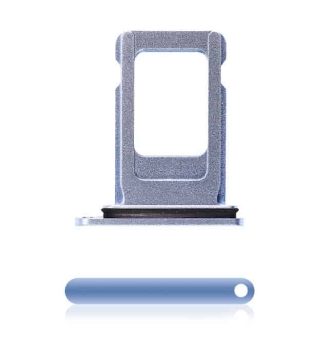 SIM Card Tray Compatible For iPhone XR (Blue)