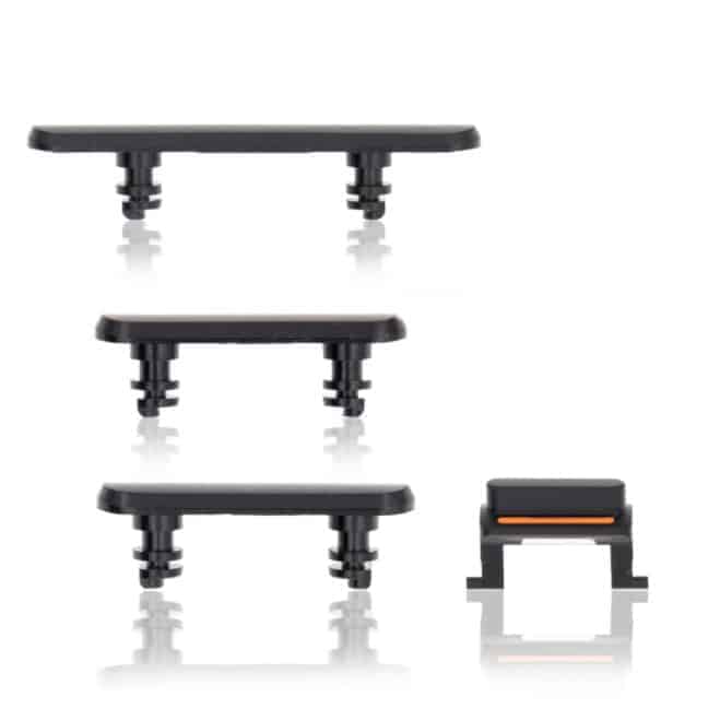 Hard Buttons (Power/Volume/Switch) Compatible For iPhone XR (Black)