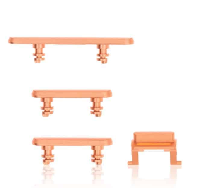 Hard Buttons (Power/Volume/Switch) Compatible For iPhone XR (Coral)