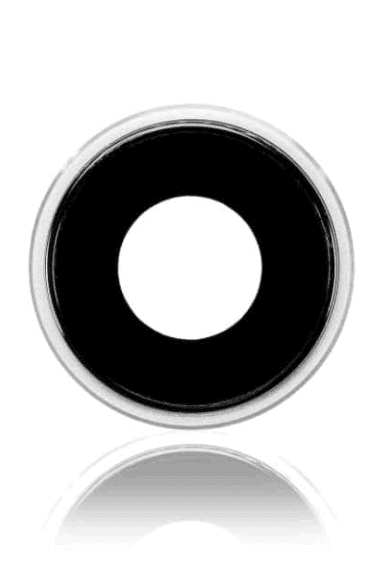 Back Camera Lens With Bracket Compatible For iPhone XR (Silver) (Real Sapphire L Premium Quality)