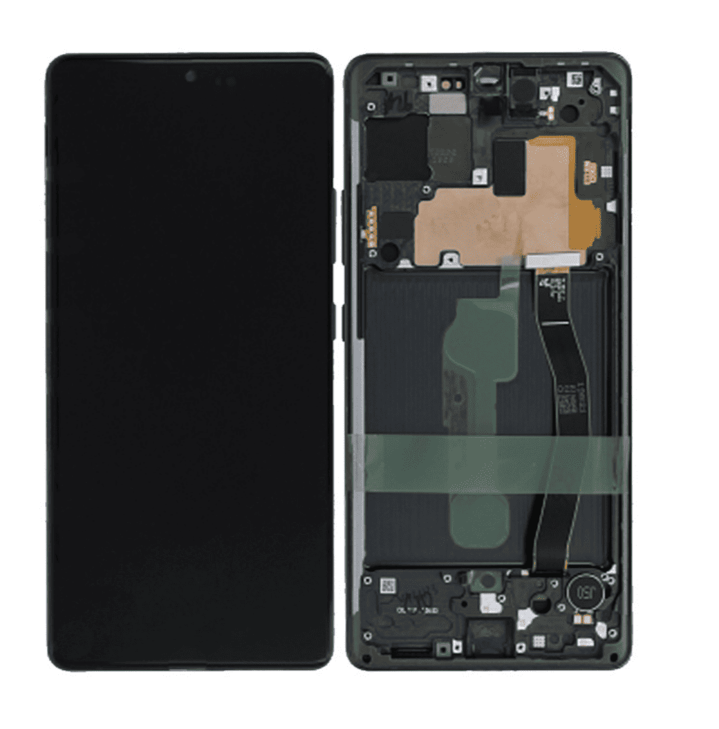 Galaxy S10 Lite Black OLED Touchscreen - SM-G770F / GH82-21672A / GH82-21992A / GH82-22045A (Service Pack)