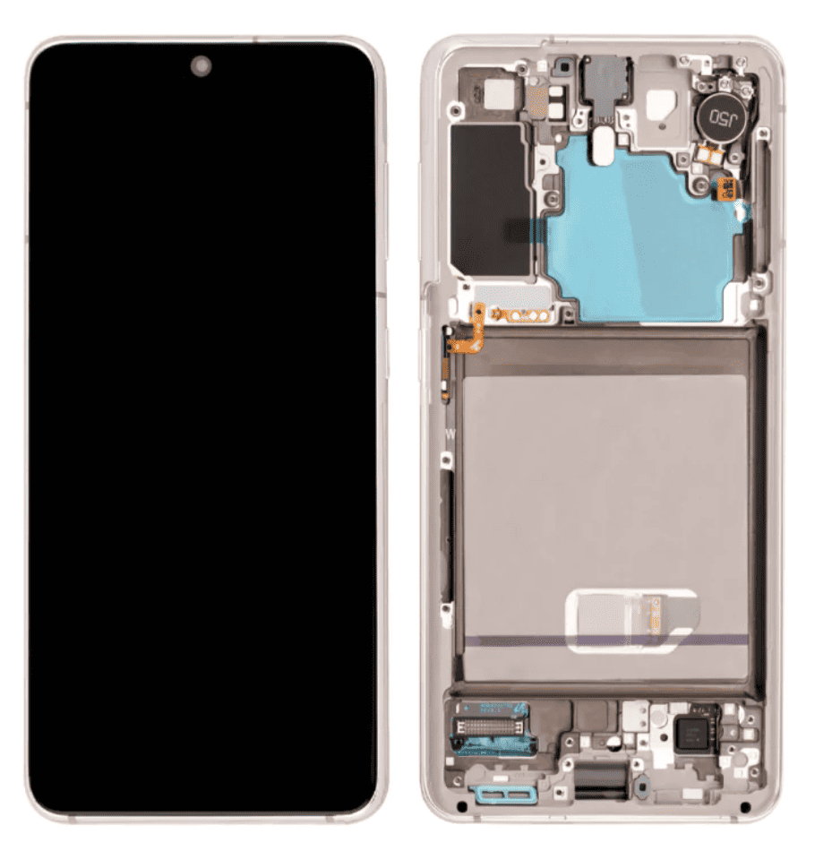 Galaxy S21 Phantom White OLED Touchscreen - SM-G991B / GH82-24544C (Service Pack)
