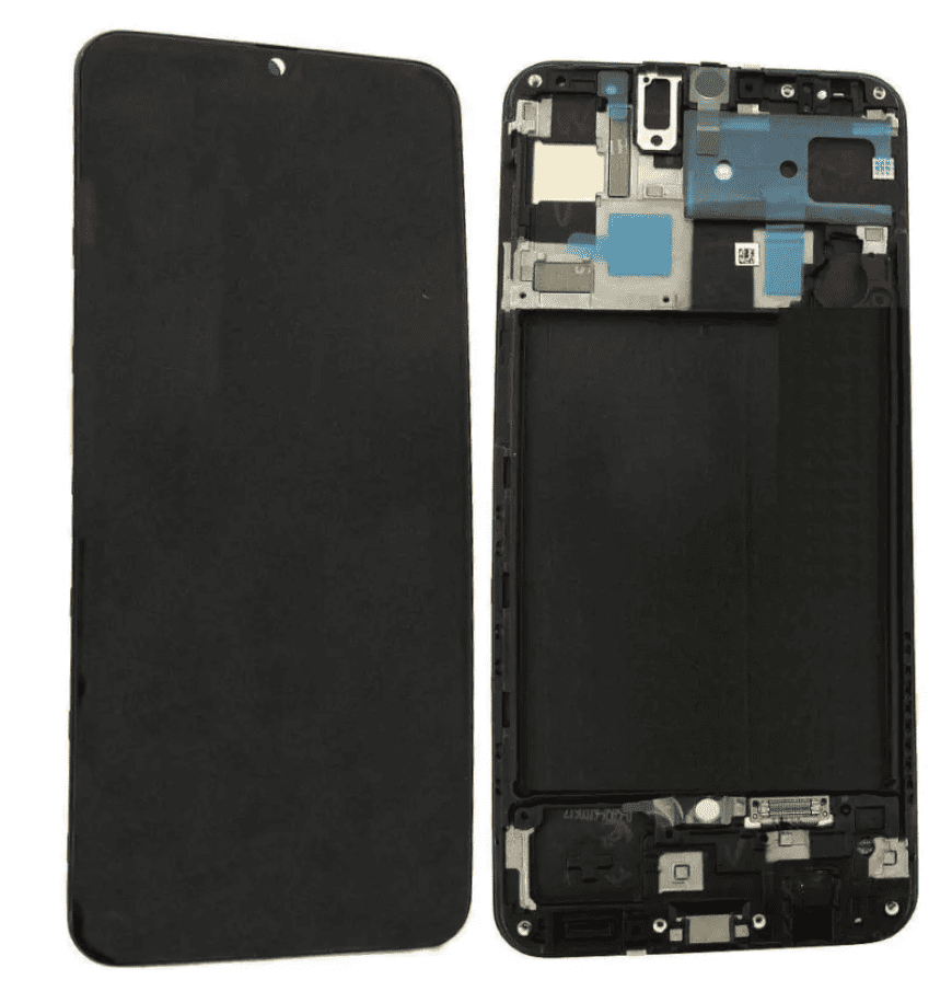 Galaxy A50 Black OLED Touchscreen - SM-A505F / GH82-19204A / GH82-19713A / GH82-19714A / GH82-19289A (Service Pack)