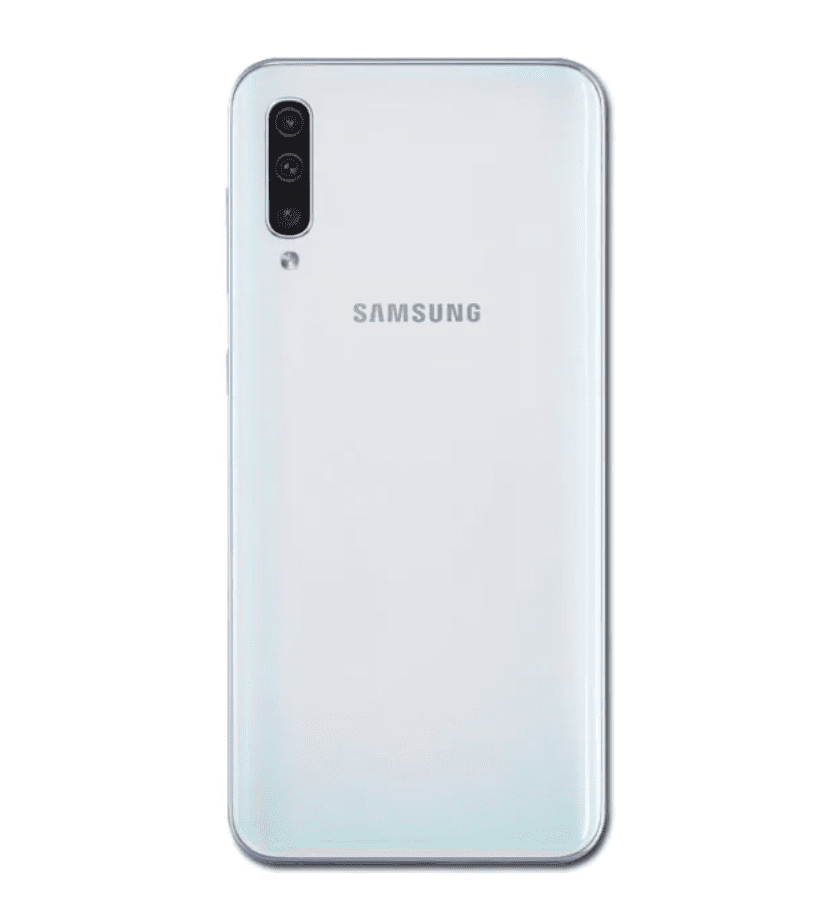 Back Cover With Camera Lens for A50 (White)