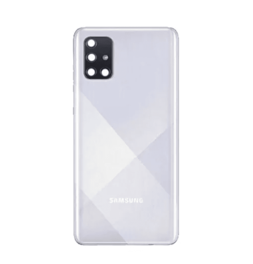 Back Cover with Camera Lens for A71 (Silver)