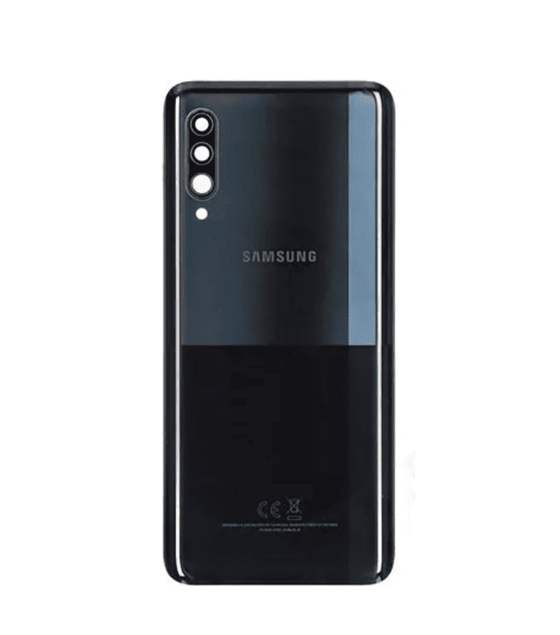 Back Cover with Camera Lens for Galaxy A90 (Black)