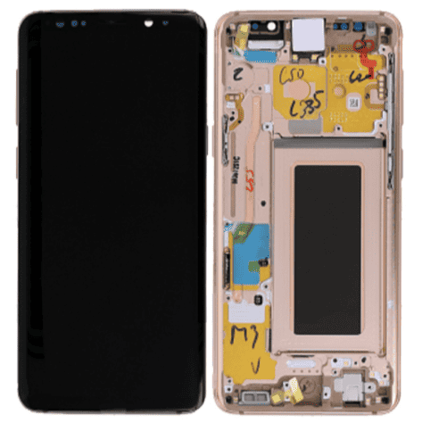 Galaxy S9 Gold OLED Touchscreen - SM-G960F / GH97-21696E / GH97-21697E (Service Pack)