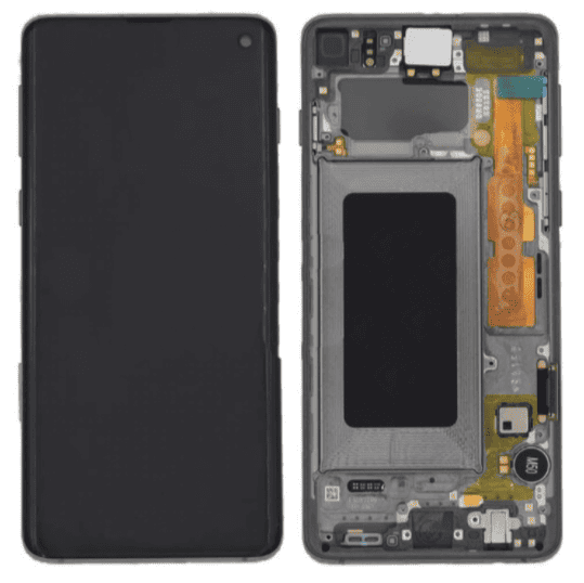 Galaxy S10 Black OLED Touchscreen - SM-G973F / GH82-18850A / GH82-18835A / GH82-18860A (Service Pack)