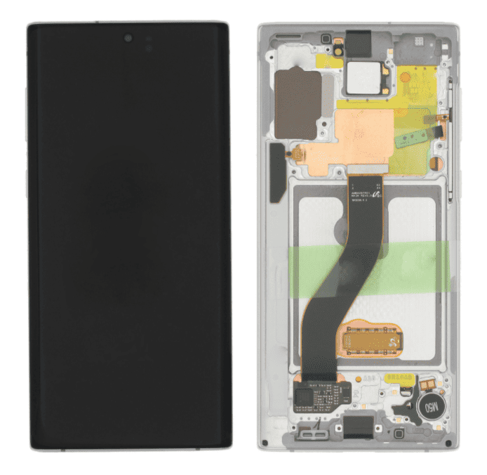 Galaxy Note 10 White OLED Touchscreen - SM-N970 / GH82-20818B / GH82-20817B (Service Pack)