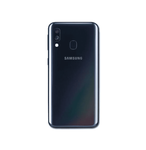 Back Cover with Camera Lens for Samsung Galaxy A40 (Black)