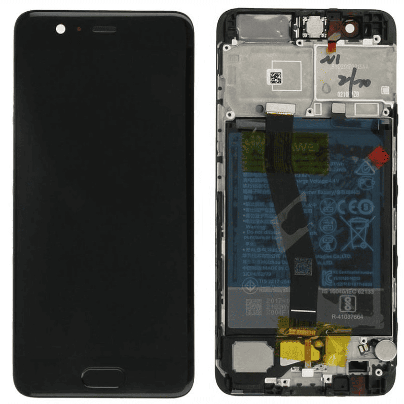 LCD Touchscreen – Black, Huawei P10 / 02351DGP (Refurbished)