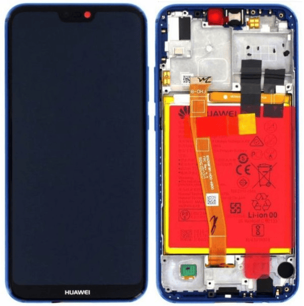 LCD Touchscreen – Blue, Huawei P20 Lite / 02351VUV (Service Pack)