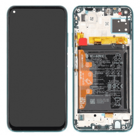 LCD Touchscreen – Green, Huawei P40 Lite / 02353KGA (Service Pack)