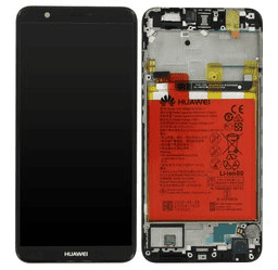 LCD Touchscreen – Black, Huawei P Smart / 02351SVJ (Service Pack)