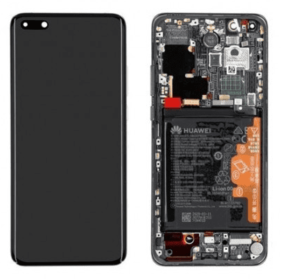 LCD Touchscreen – Black, Huawei P Smart Pro 2019 / 02352YLP (Service Pack)