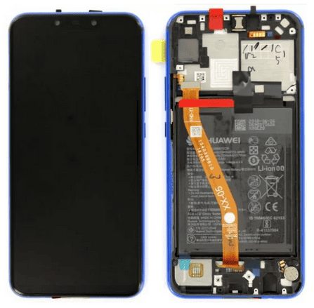 LCD Touchscreen - Purple, Huawei P Smart Plus / 02352BUH (Refurbished)