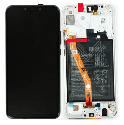 LCD Touchscreen - White, Huawei P Smart Plus / 02352BUK (Refurbished)