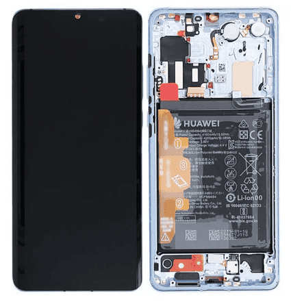 LCD Touchscreen - Silver, Huawei P30 Pro New Edition (2020) / 02353SBC (Service Pack)