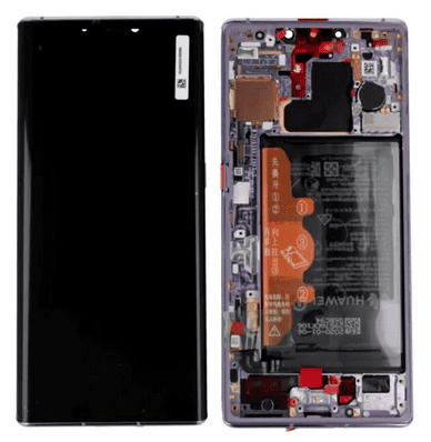 LCD Touchscreen – Silver, Huawei Mate 30 Pro / 02353HJH (Service Pack)