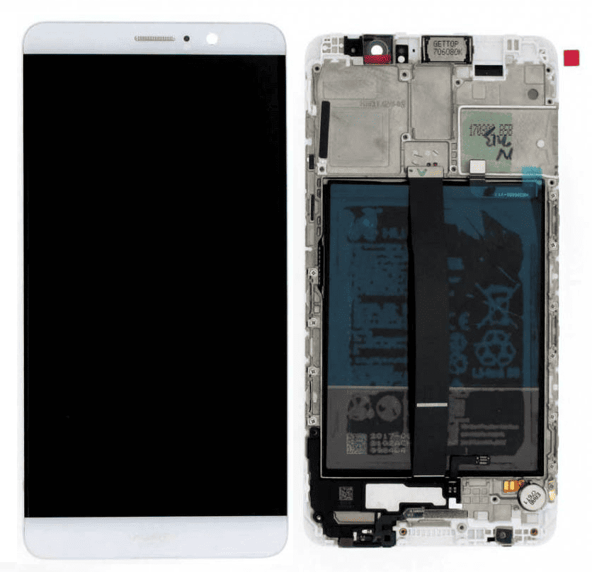 LCD Touchscreen – White, Huawei Mate 9 / 02351BAS (Service Pack)