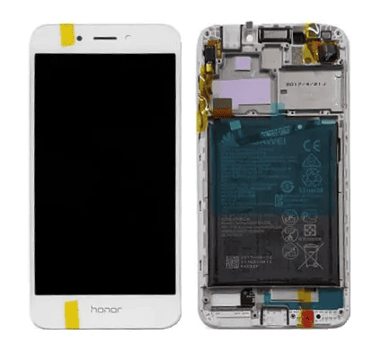 LCD Touchscreen – Gold/Silver, Huawei Honor 6A / 02351KTV (Service Pack)