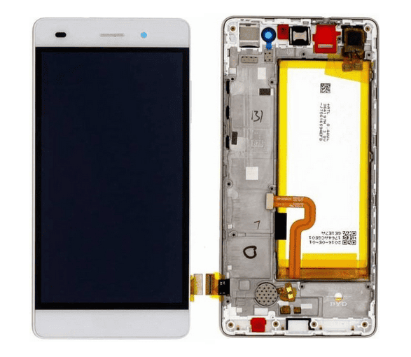 LCD touchscreen Incl. Battery – White, Huawei P8 Lite / 02350KCD (Refurbished)
