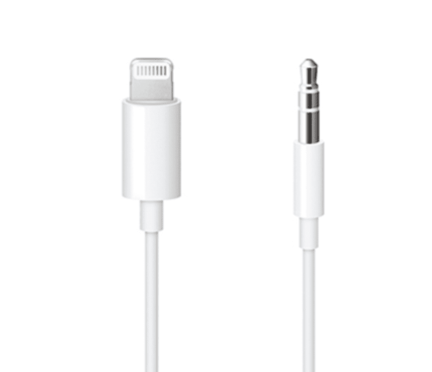 Lightning to 3.5 mm Audio Cable (1.2m) - White