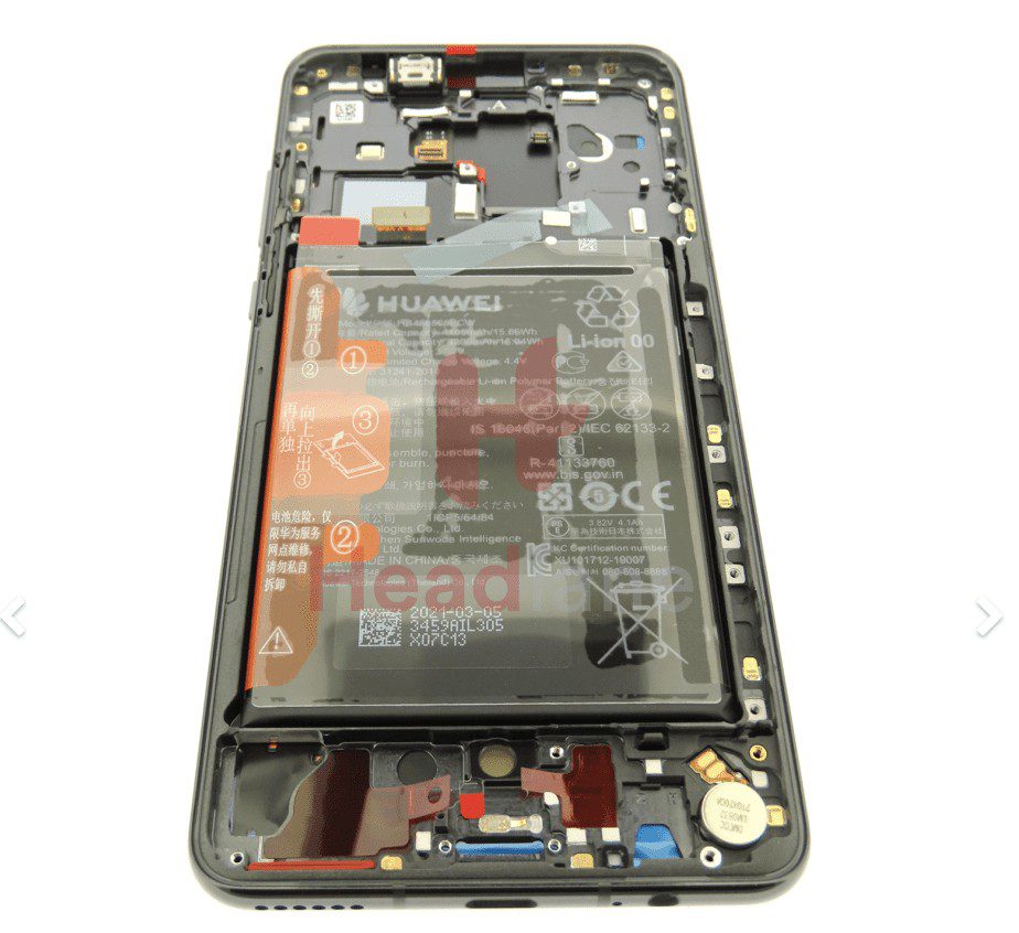 LCD Touchscreen – Black, Huawei Mate 30 – 02353DVD (Service Pack)